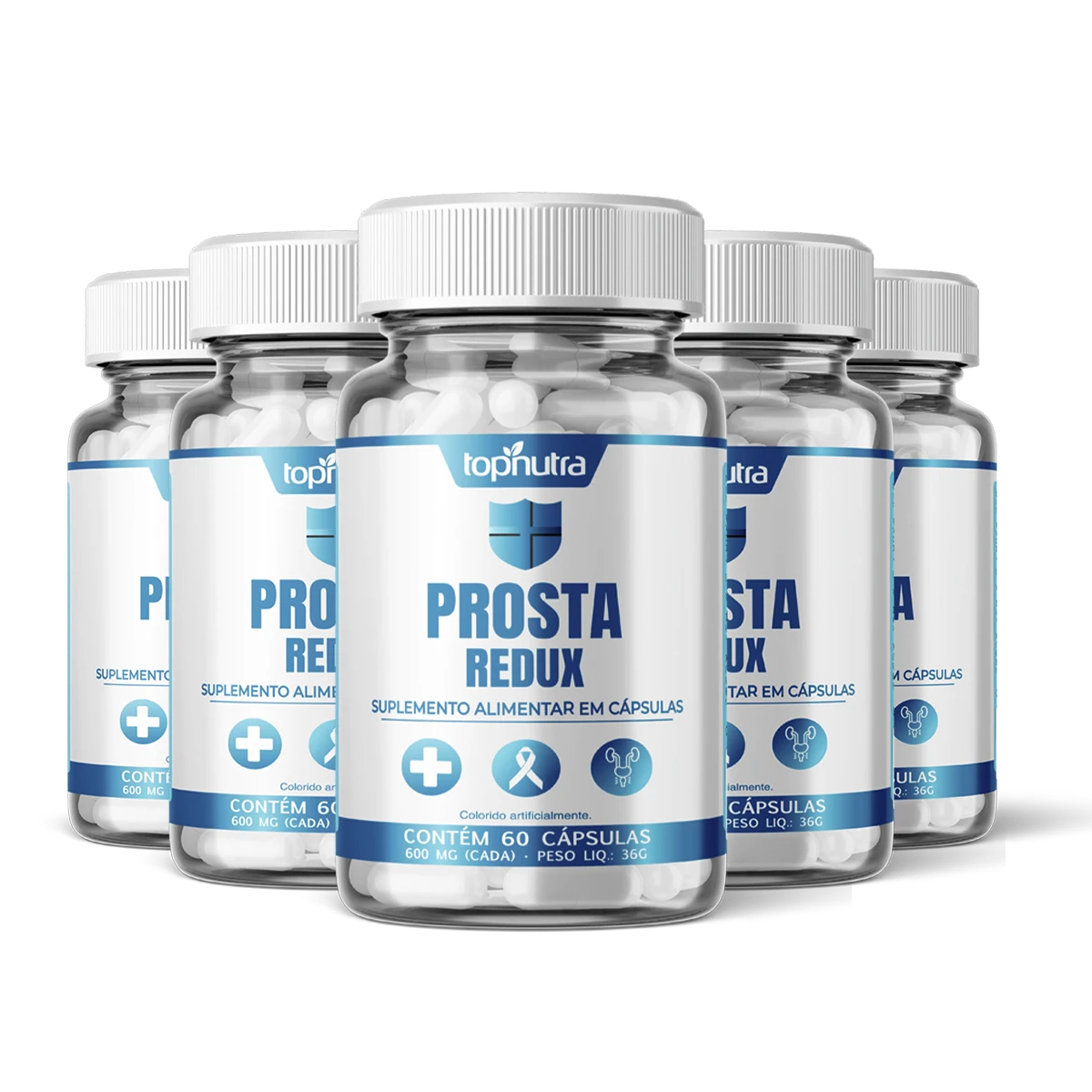 5 frascos de Prosta Redux
